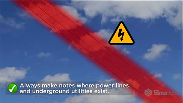 underground utility caution