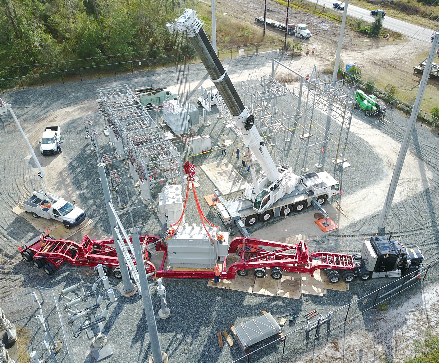 Crane lifting transformer